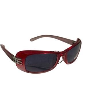 DE Designer Eyewear Womens sunglasses w/100%UV protection 2 tone color red/pink